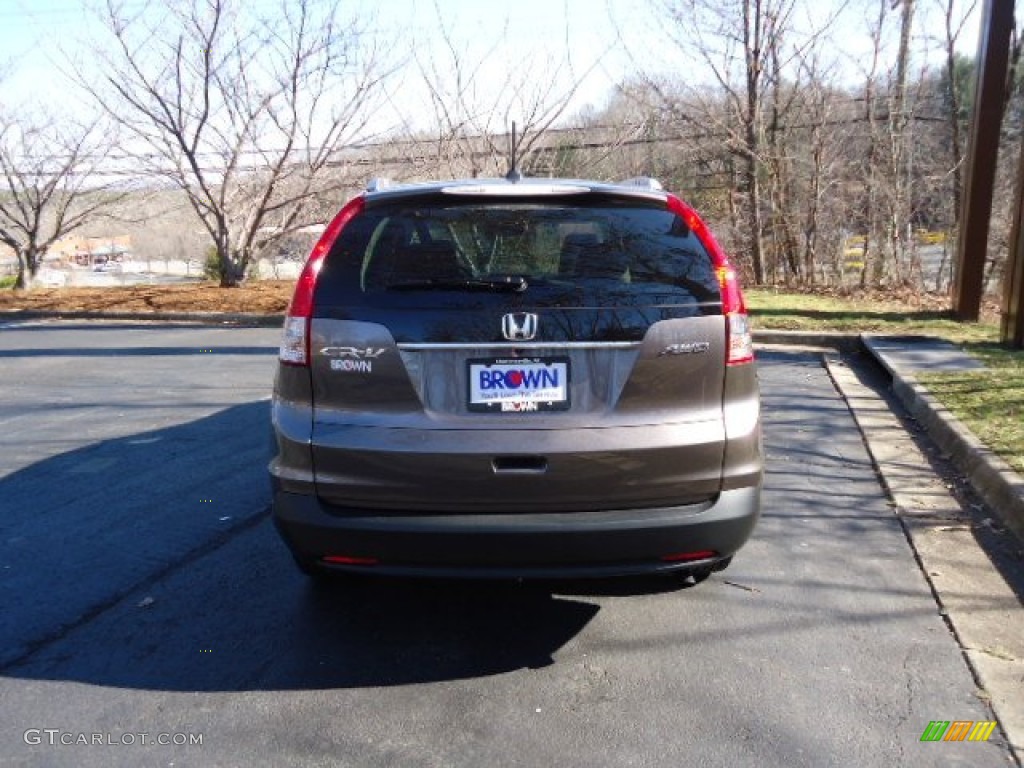 2012 CR-V EX-L 4WD - Urban Titanium Metallic / Black photo #6