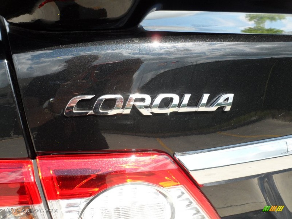 2012 Corolla S - Black Sand Pearl / Dark Charcoal photo #15