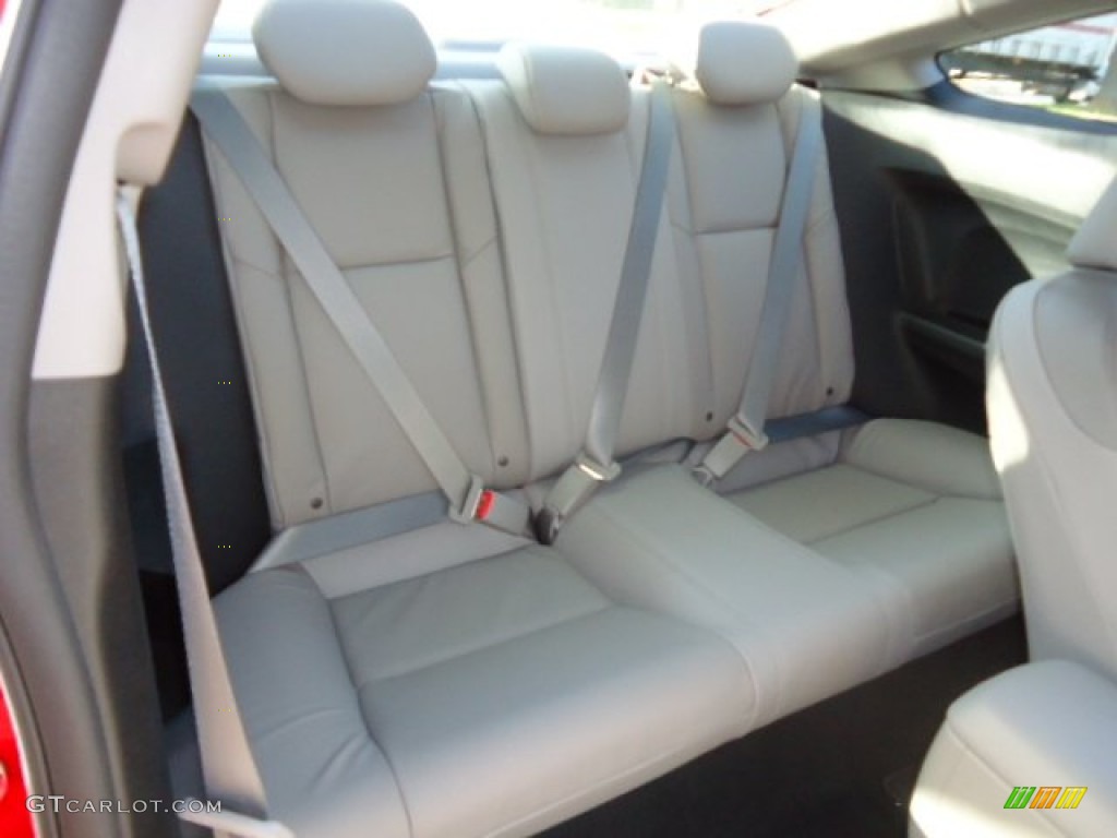 2012 Civic EX-L Coupe - Rallye Red / Gray photo #17