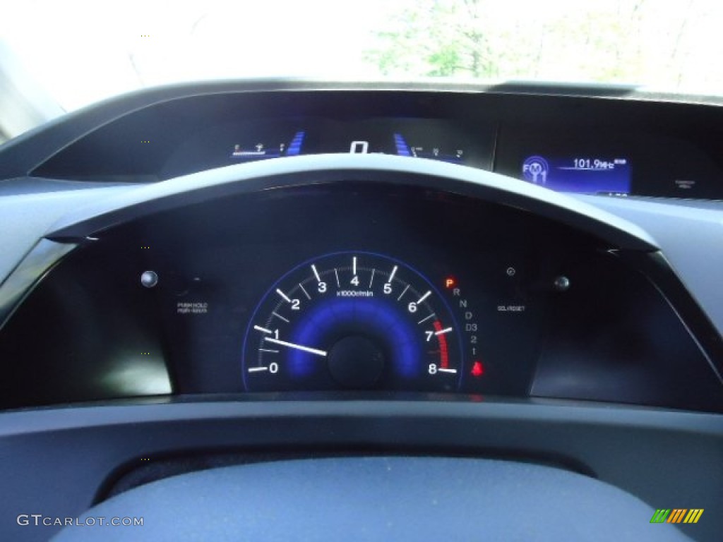 2012 Civic EX-L Coupe - Rallye Red / Gray photo #19