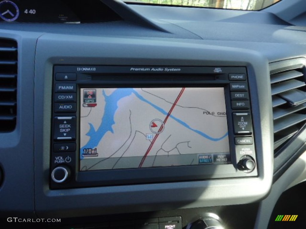 2012 Civic EX-L Coupe - Rallye Red / Gray photo #26