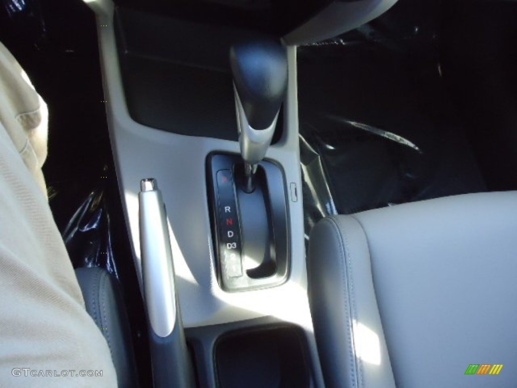 2012 Civic EX-L Coupe - Rallye Red / Gray photo #30