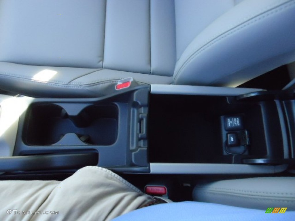 2012 Civic EX-L Coupe - Rallye Red / Gray photo #31