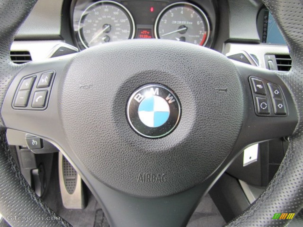 2011 3 Series 335is Convertible - Alpine White / Saddle Brown Dakota Leather photo #14