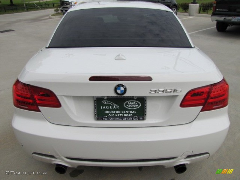 2011 3 Series 335is Convertible - Alpine White / Saddle Brown Dakota Leather photo #29