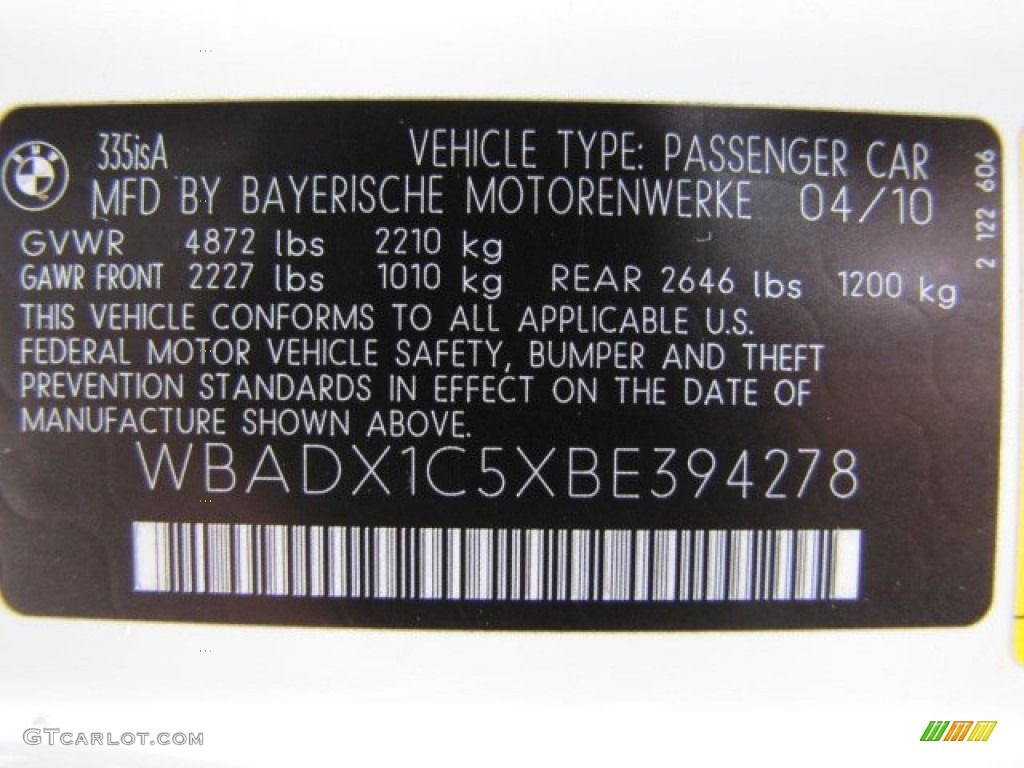 2011 3 Series 335is Convertible - Alpine White / Saddle Brown Dakota Leather photo #58