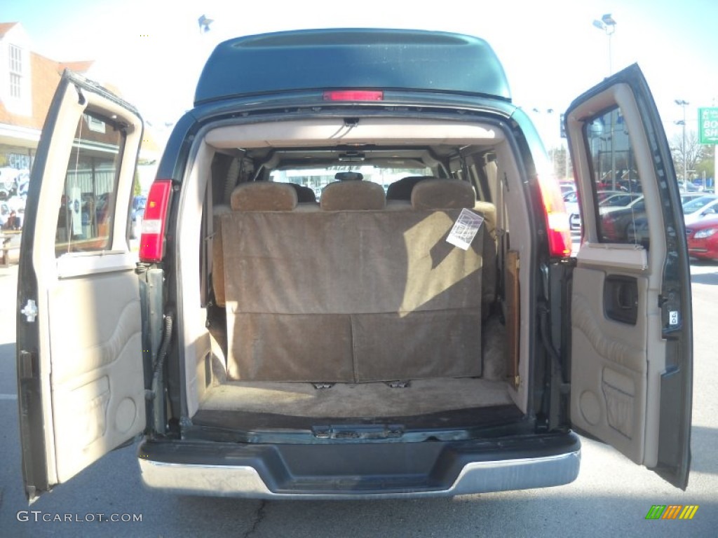 2005 Express 1500 Passenger AWD Conversion Van - Dark Green Metallic / Neutral photo #4
