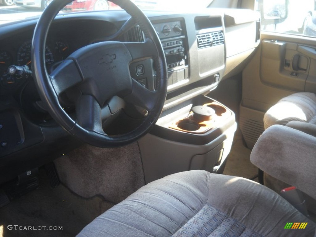 2005 Express 1500 Passenger AWD Conversion Van - Dark Green Metallic / Neutral photo #9