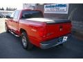 2008 Flame Red Dodge Dakota Laramie Crew Cab 4x4  photo #12