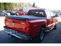 2008 Flame Red Dodge Dakota Laramie Crew Cab 4x4  photo #16