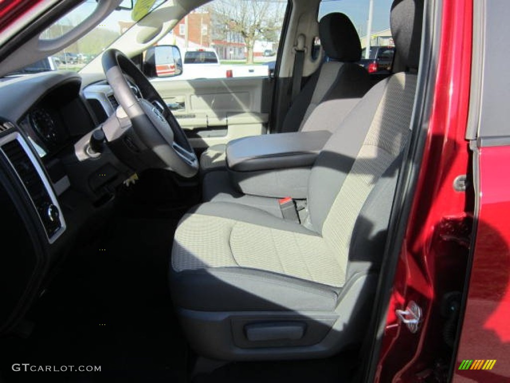 2011 Ram 1500 Big Horn Quad Cab 4x4 - Deep Cherry Red Crystal Pearl / Dark Slate Gray/Medium Graystone photo #10