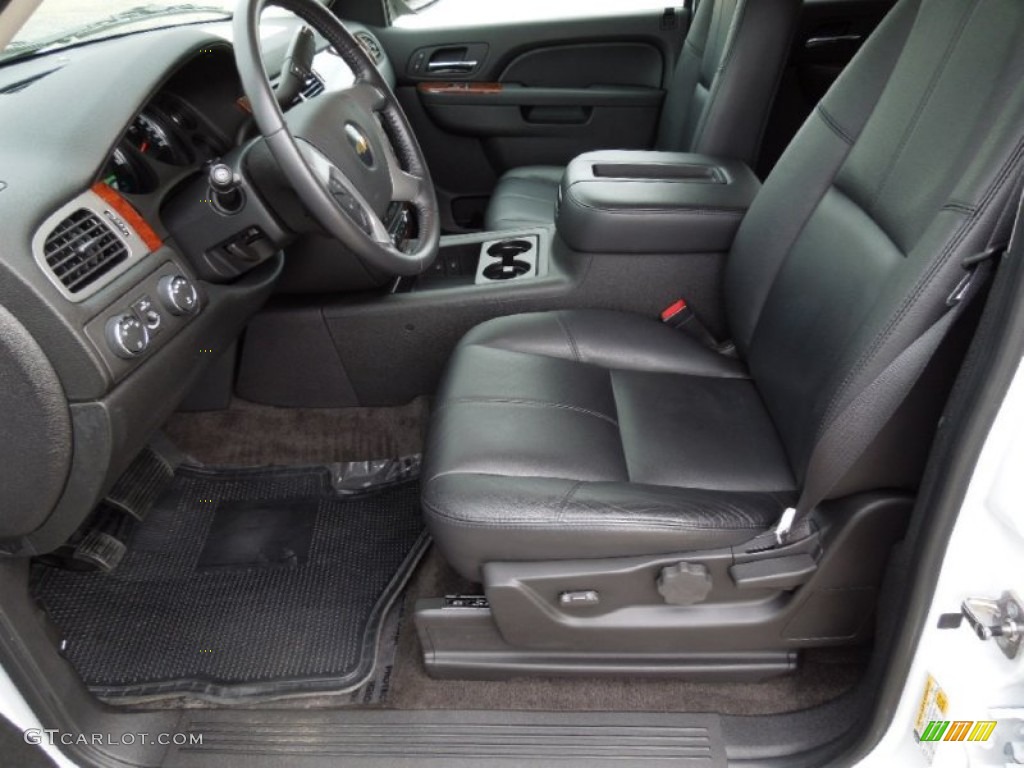 Ebony Interior 2011 Chevrolet Tahoe Hybrid 4x4 Photo #63035073