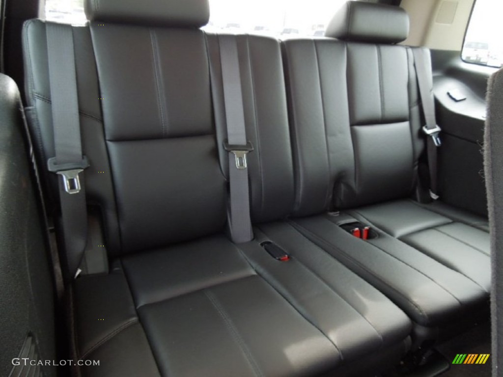 Ebony Interior 2011 Chevrolet Tahoe Hybrid 4x4 Photo #63035166
