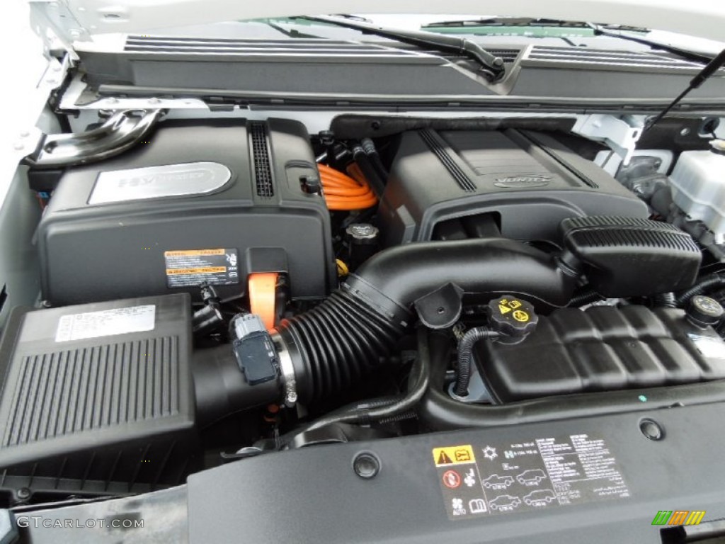 2011 Chevrolet Tahoe Hybrid 4x4 6.0 Liter H OHV 16-Valve Vortec V8 Gasoline/Electric Hybrid Engine Photo #63035214
