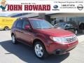 2009 Camellia Red Pearl Subaru Forester 2.5 X Premium  photo #1