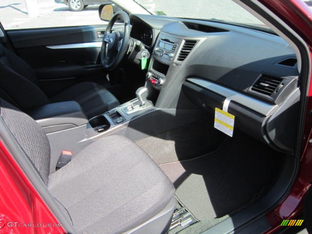 2012 Outback 2.5i - Ruby Red Pearl / Off Black photo #10