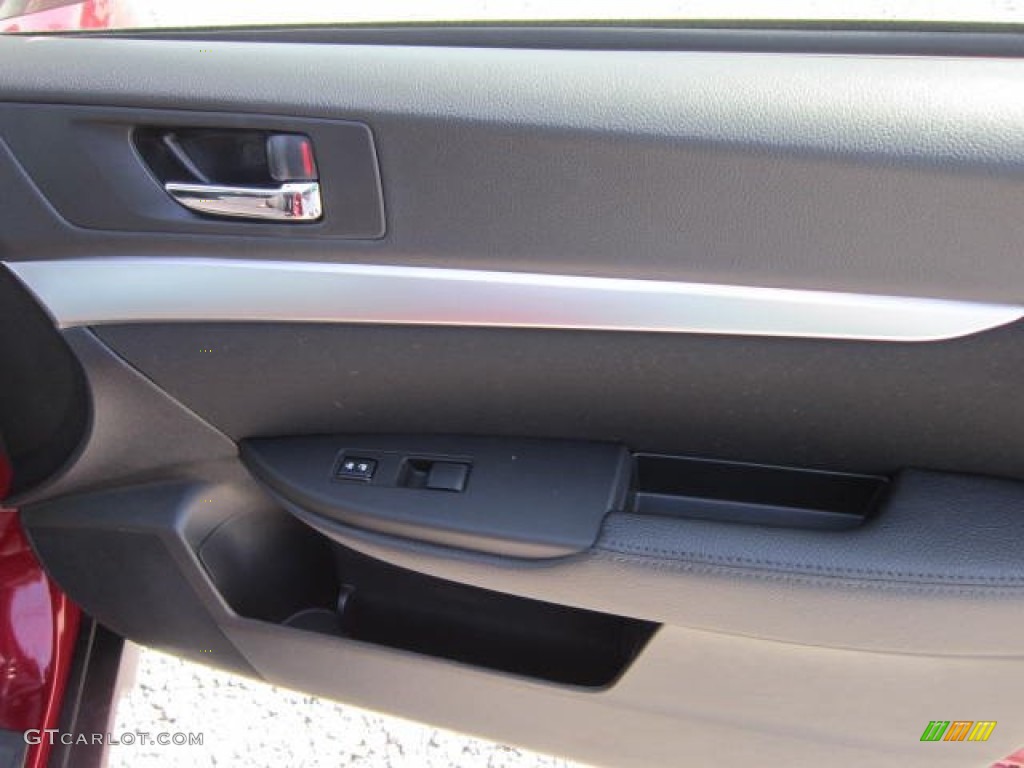 2012 Outback 2.5i - Ruby Red Pearl / Off Black photo #11