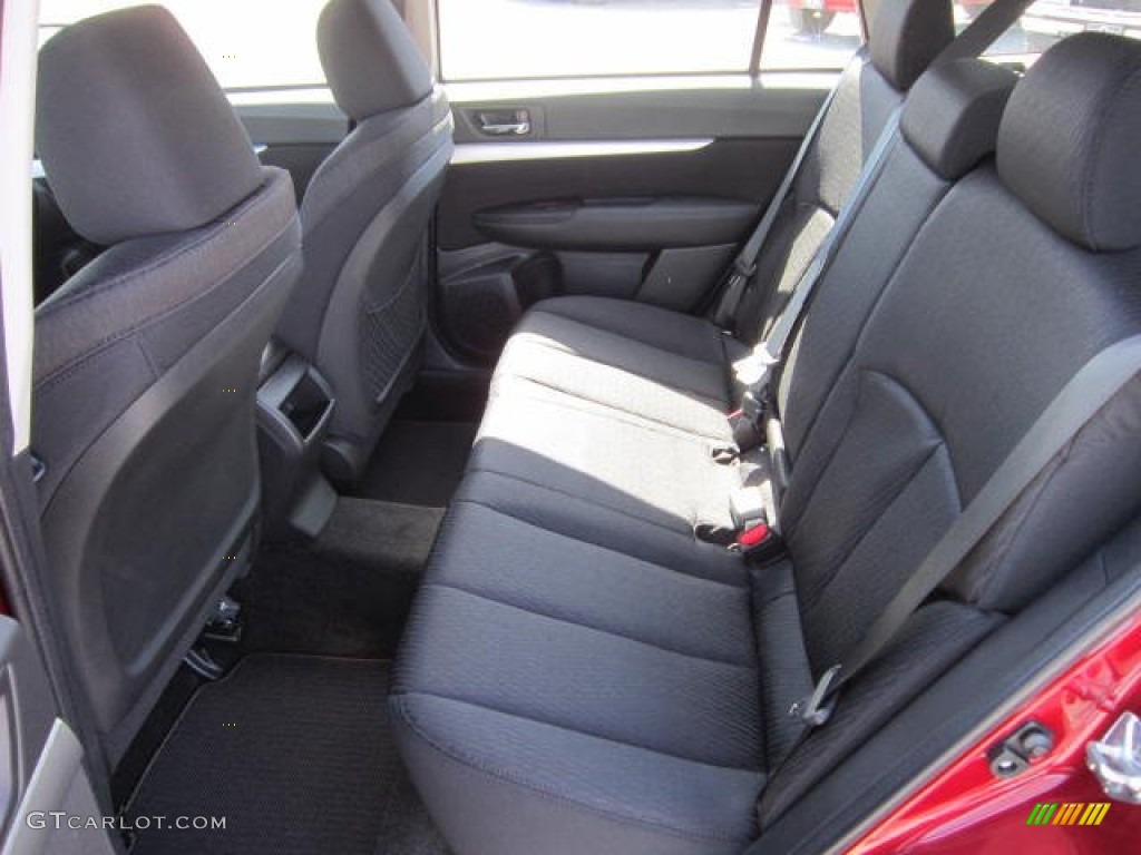 2012 Outback 2.5i - Ruby Red Pearl / Off Black photo #14