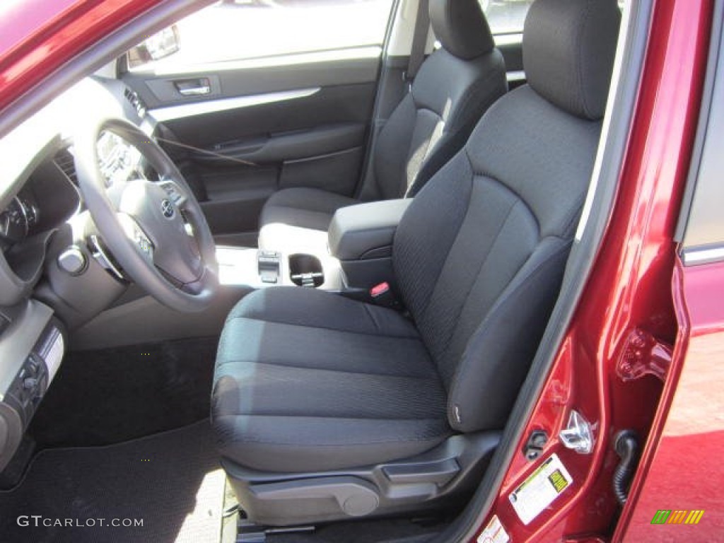 2012 Outback 2.5i - Ruby Red Pearl / Off Black photo #16