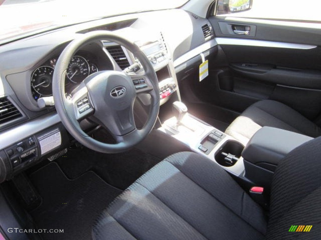 2012 Outback 2.5i - Ruby Red Pearl / Off Black photo #17