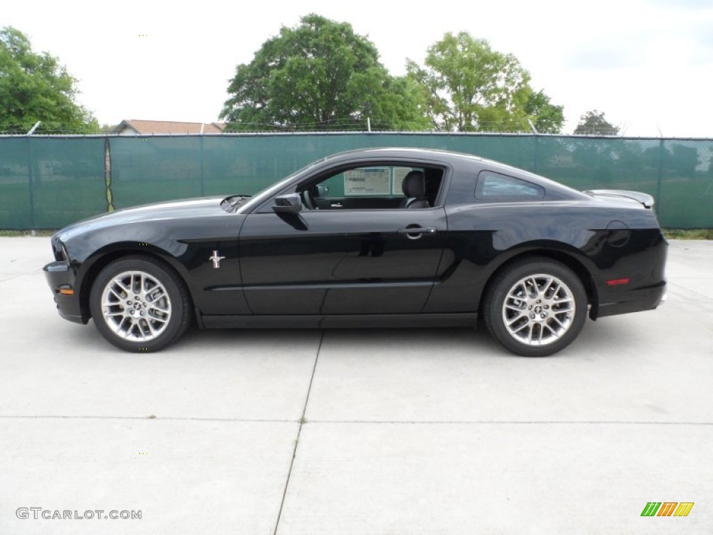 Black 2013 Ford Mustang V6 Premium Coupe Exterior Photo #63038984