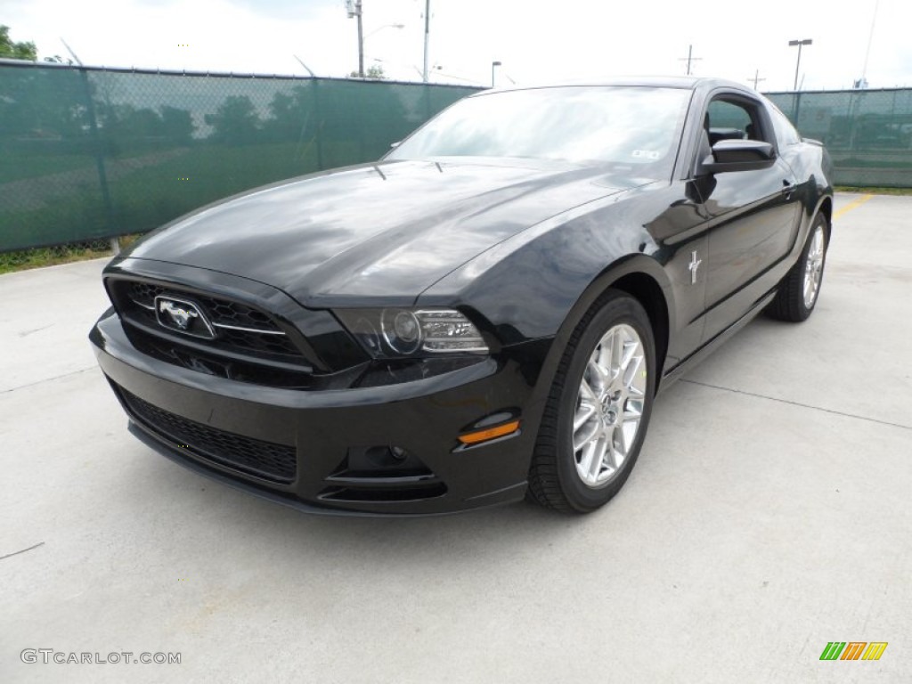 Black 2013 Ford Mustang V6 Premium Coupe Exterior Photo #63038992