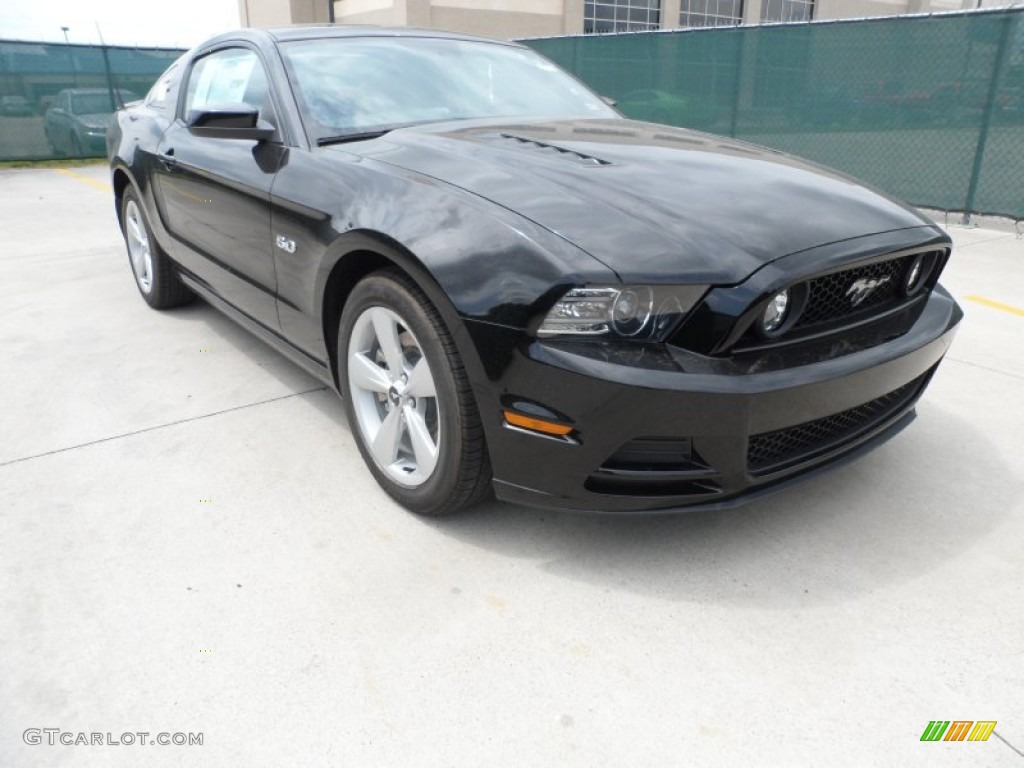 2013 Mustang GT Coupe - Black / Charcoal Black photo #1