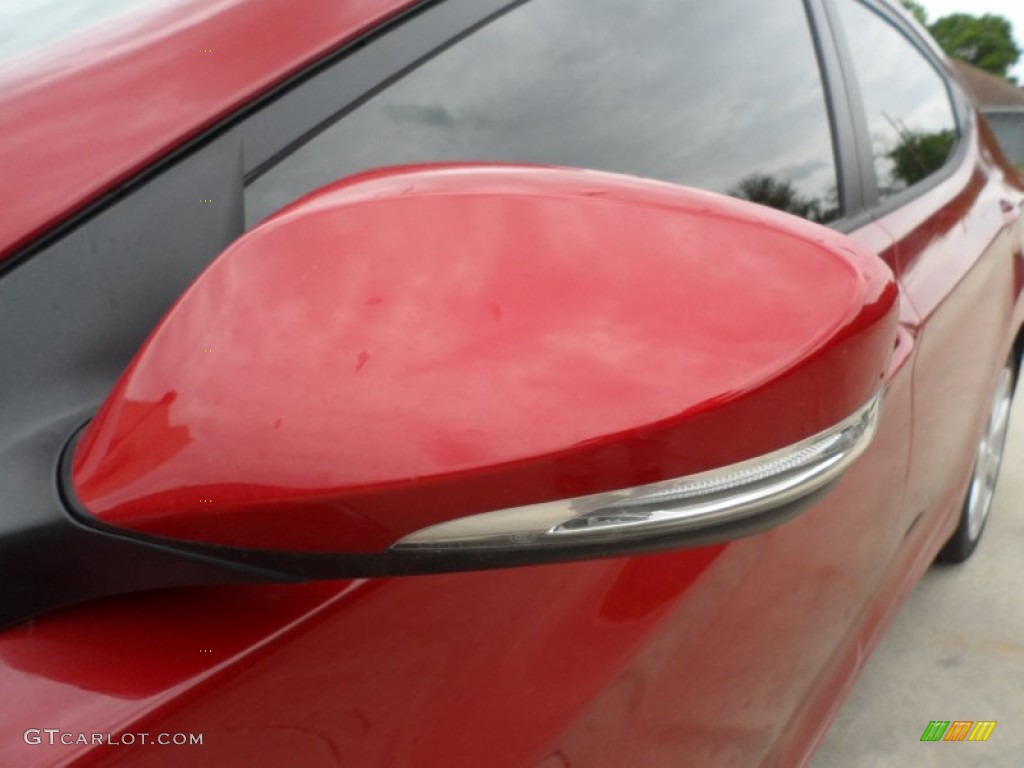 2012 Elantra Limited - Red Allure / Beige photo #11