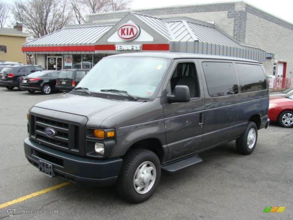 2008 E Series Van E350 Super Duty XL Passenger - Dark Shadow Grey Metallic / Medium Flint photo #1