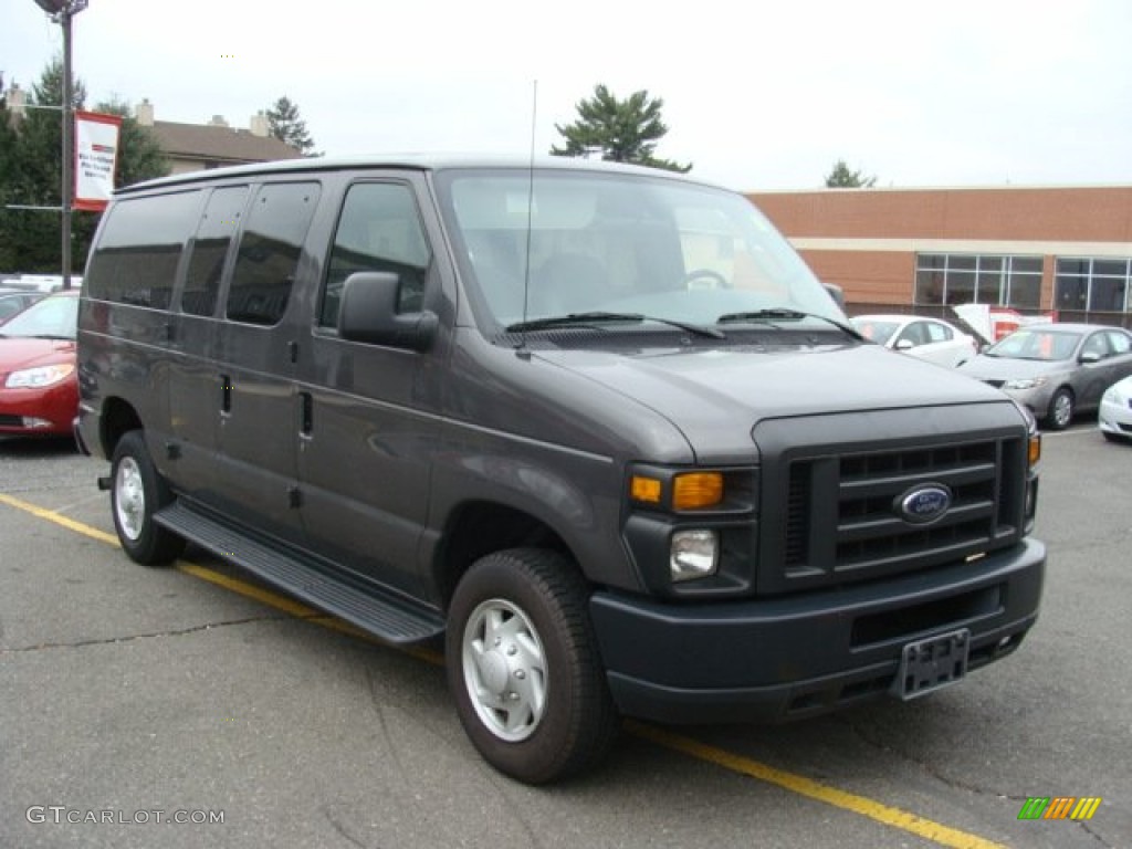 2008 E Series Van E350 Super Duty XL Passenger - Dark Shadow Grey Metallic / Medium Flint photo #3