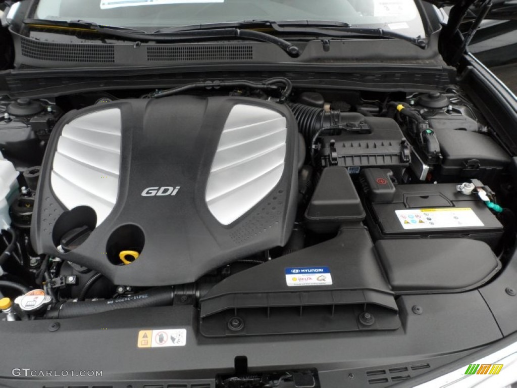 2012 Hyundai Azera Standard Azera Model 3.3 Liter GDI DOHC 24-Valve Dual-CVVT V6 Engine Photo #63042409