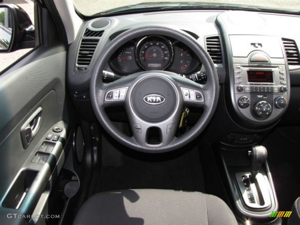 2010 Kia Soul + Black Soul Logo Cloth Dashboard Photo #63043795