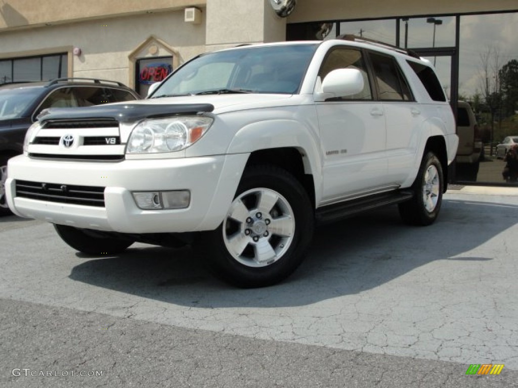 2005 4Runner Limited 4x4 - Natural White / Taupe photo #1