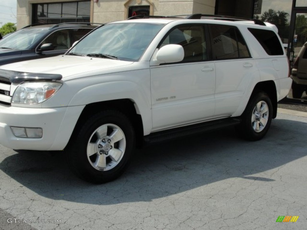 2005 4Runner Limited 4x4 - Natural White / Taupe photo #9