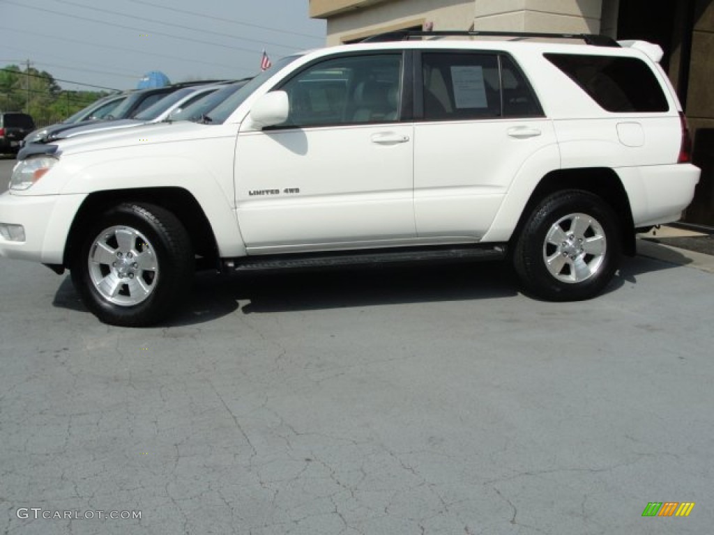 2005 4Runner Limited 4x4 - Natural White / Taupe photo #14