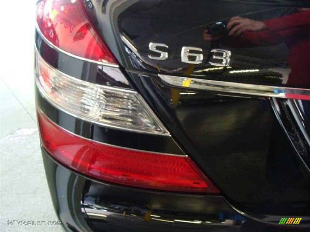 2008 S 63 AMG Sedan - Black / Black photo #8