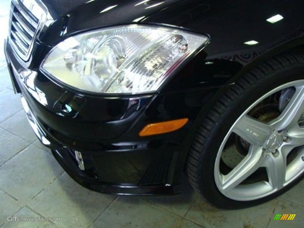 2008 S 63 AMG Sedan - Black / Black photo #22