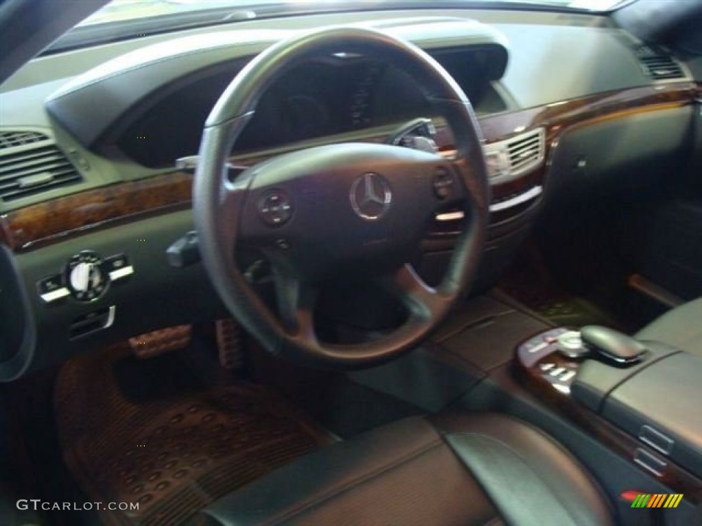 2008 S 63 AMG Sedan - Black / Black photo #34