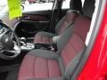 Jet Black/Sport Red 2012 Chevrolet Cruze LT/RS Interior Color