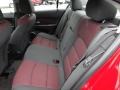 Jet Black/Sport Red Rear Seat Photo for 2012 Chevrolet Cruze #63046999