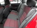 Jet Black/Sport Red 2012 Chevrolet Cruze LT/RS Interior Color