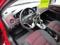 Jet Black/Sport Red Prime Interior Photo for 2012 Chevrolet Cruze #63047034