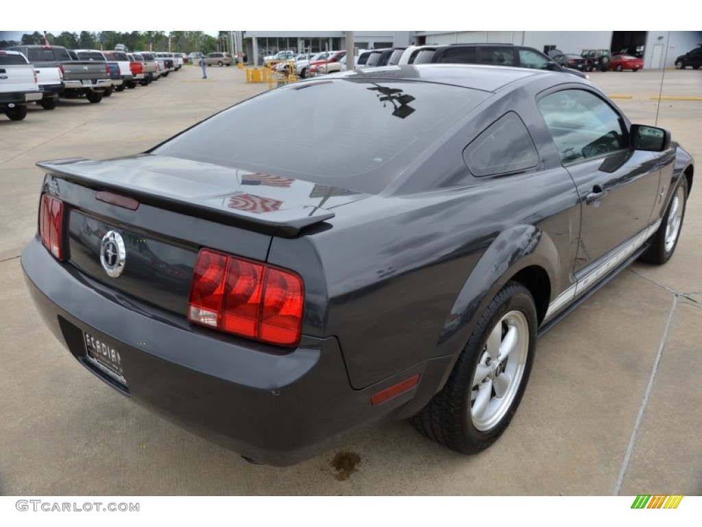 2007 Mustang V6 Premium Coupe - Alloy Metallic / Dark Charcoal photo #5