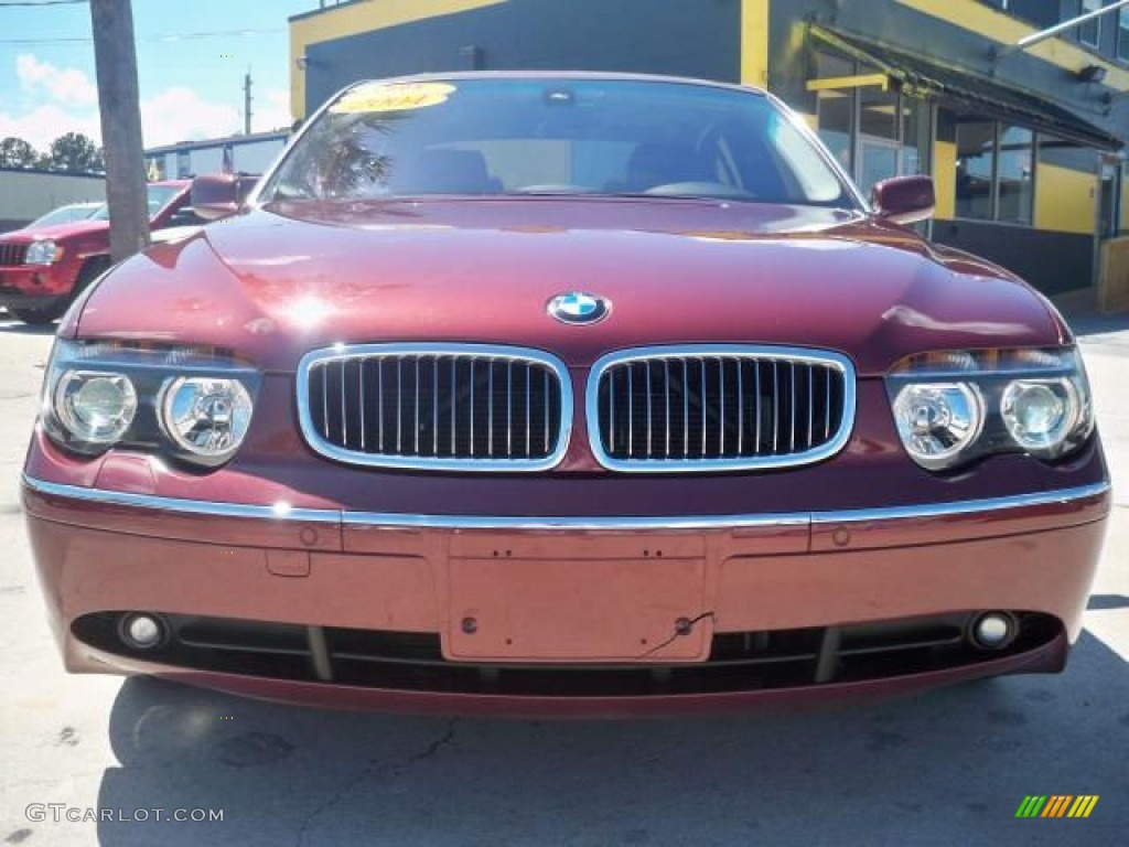 2004 7 Series 745Li Sedan - Chiaretto Red Metallic / Black/Black photo #3