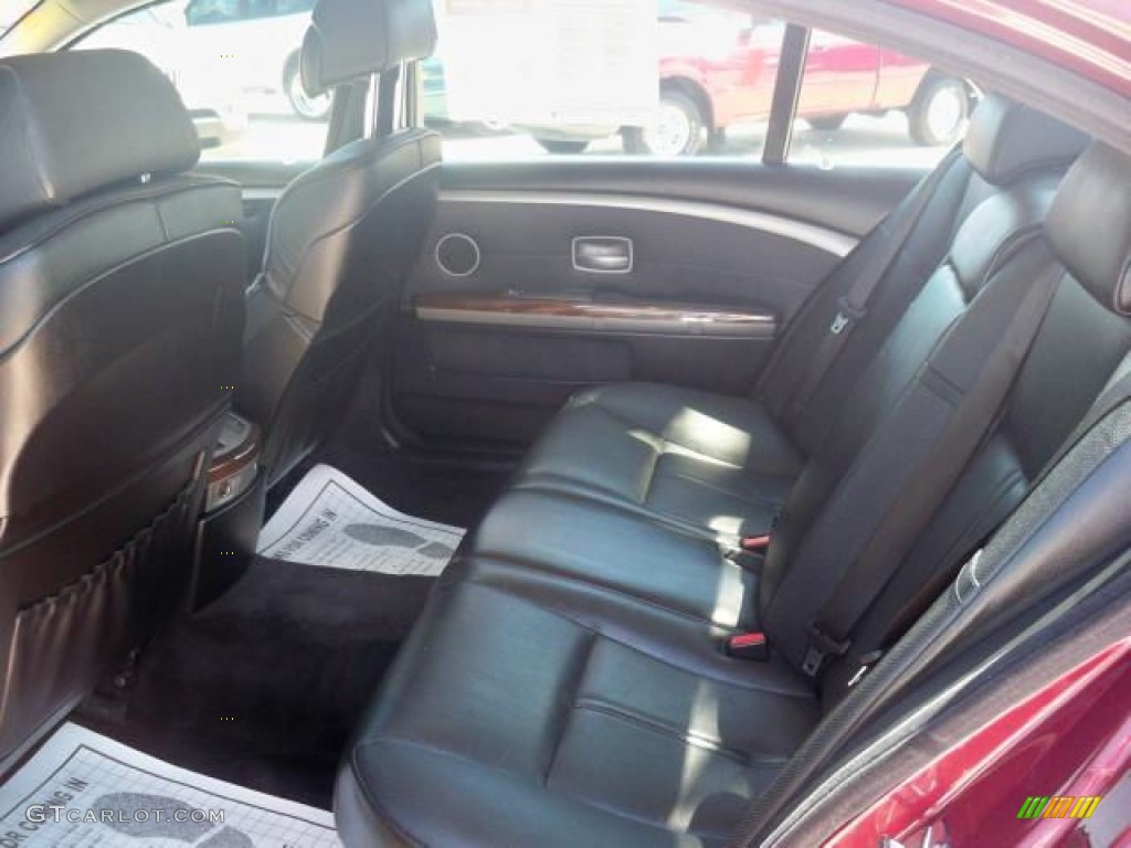 2004 7 Series 745Li Sedan - Chiaretto Red Metallic / Black/Black photo #7