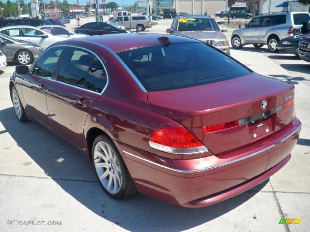 Chiaretto Red Metallic 2004 BMW 7 Series 745Li Sedan Exterior Photo #63047815