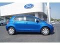 Blazing Blue Pearl 2009 Toyota Yaris 5 Door Liftback Exterior