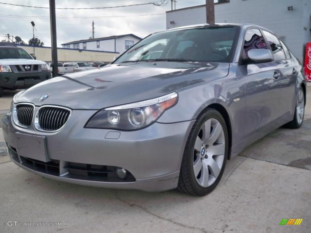 Silver Grey Metallic 2007 BMW 5 Series 530i Sedan Exterior Photo #63048091