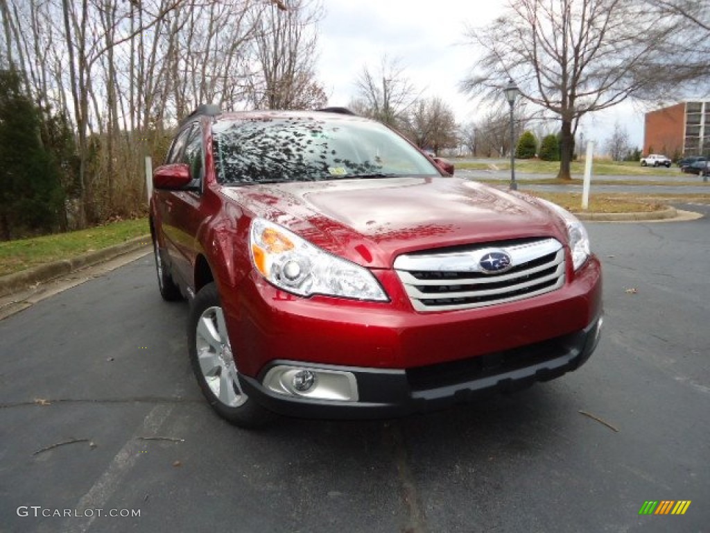 Ruby Red Pearl Subaru Outback