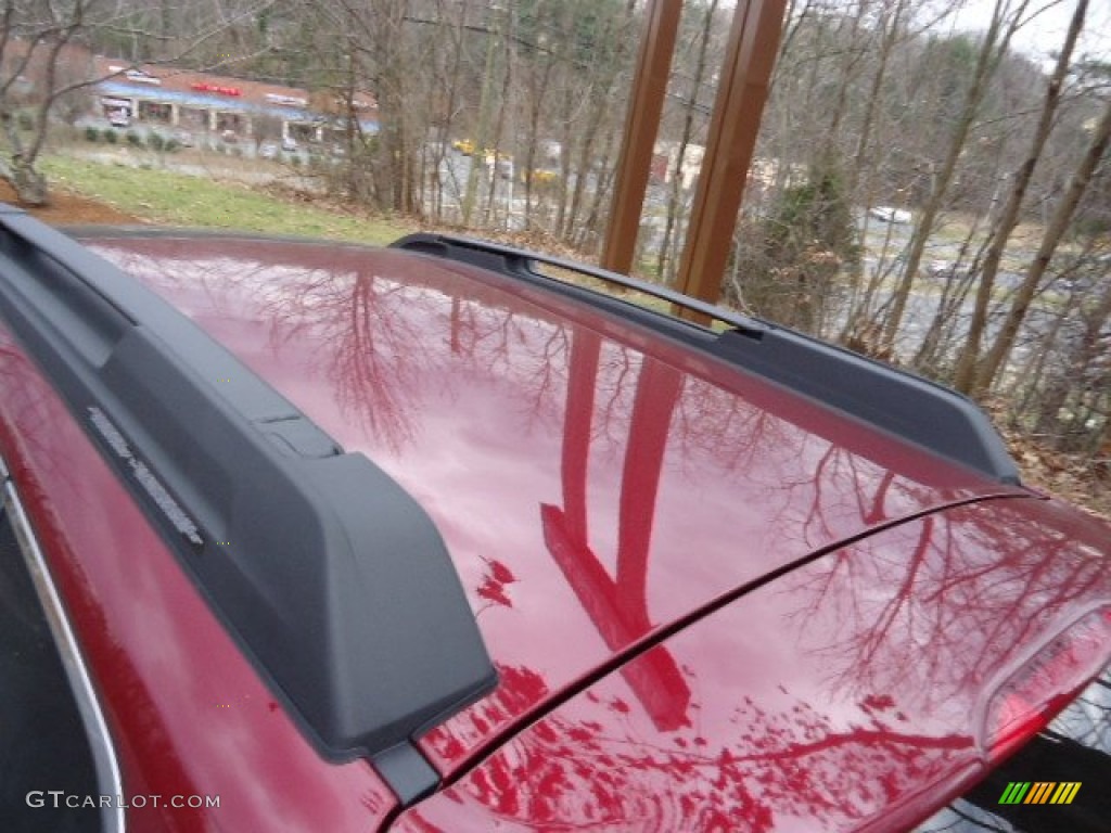 2012 Outback 2.5i Premium - Ruby Red Pearl / Off Black photo #12